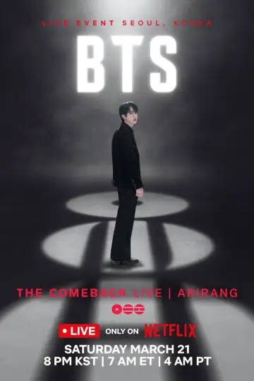 Plakat do filmu "BTS: Comeback na żywo" #761349
